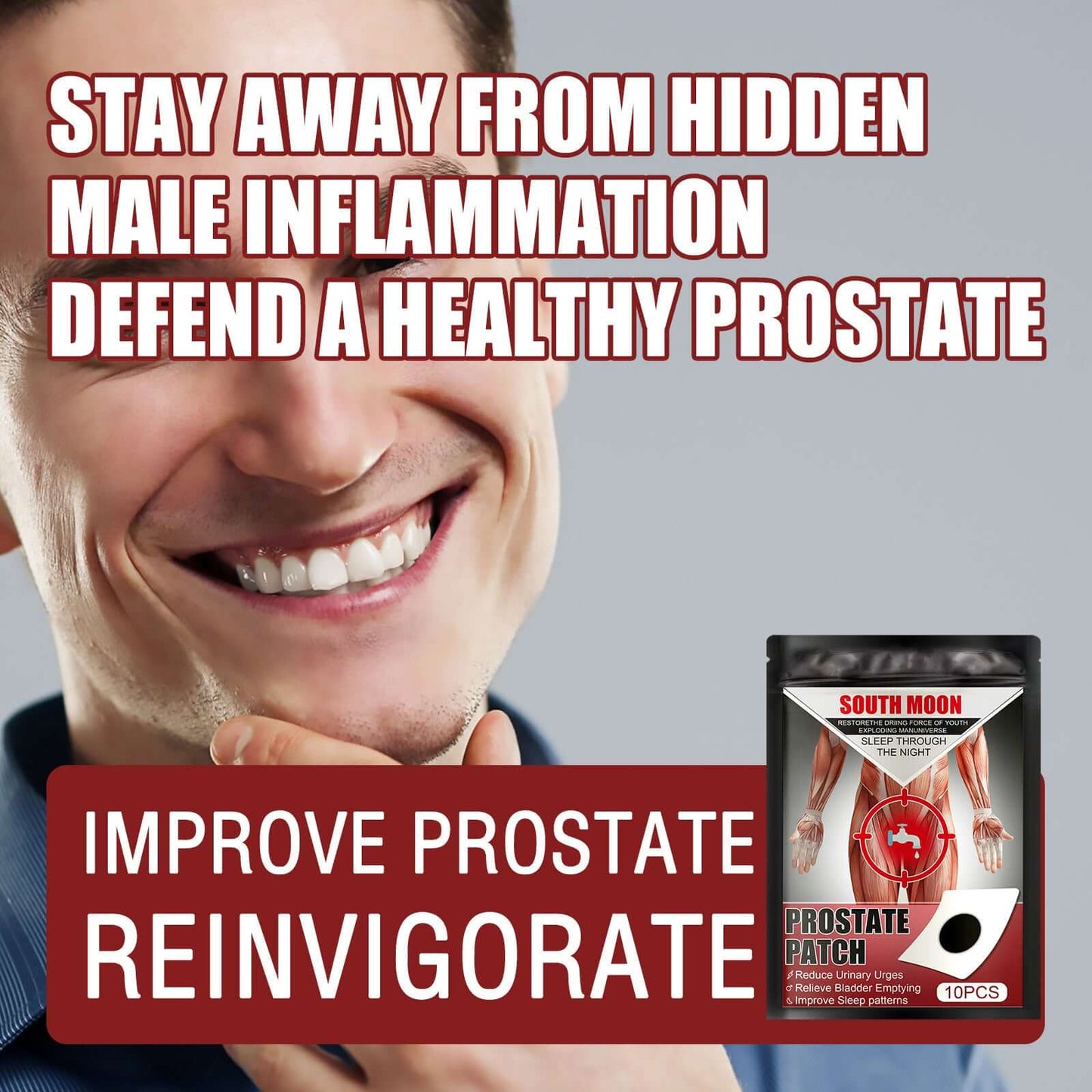 Boost vitality with NUTRIVIBE Men’s Navel Stickers. Supports kidney care, yang strength, and overall male health.