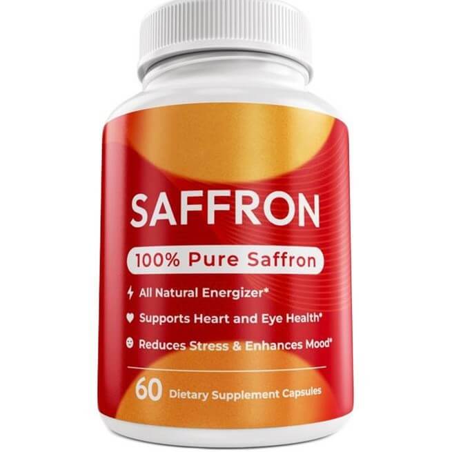 NUTRIVIBE Saffron Vitamin Capsules support mood balance, eye health, and overall wellness with natural antioxidants and daily nutrition.