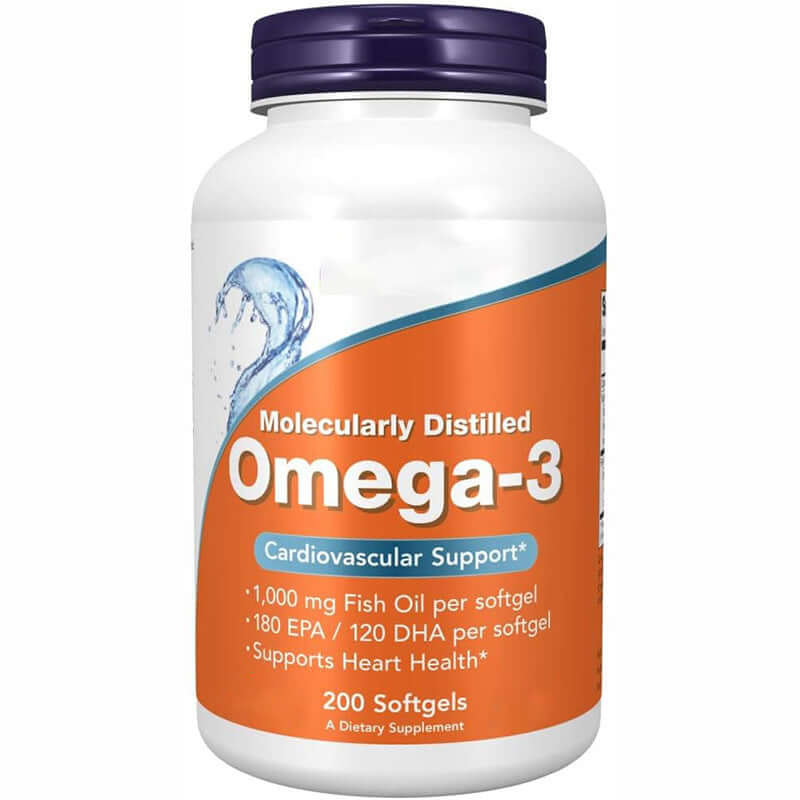 Nutrivibe Fish Oil Soft Capsules provide pure omega-3s to support heart, brain, joint, and immune health.