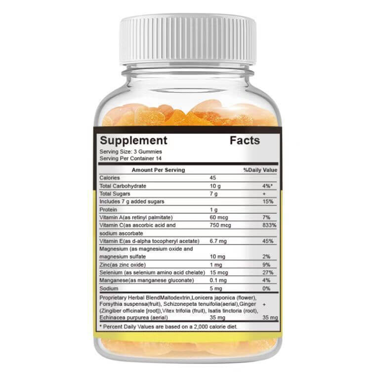 NUTRIVIBE Vitamin C Bear Soft Candy boosts immunity, supports energy, and provides antioxidant protection in a tasty chewable form.