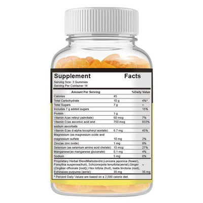 NUTRIVIBE Vitamin C Bear Soft Candy boosts immunity, supports energy, and provides antioxidant protection in a tasty chewable form.