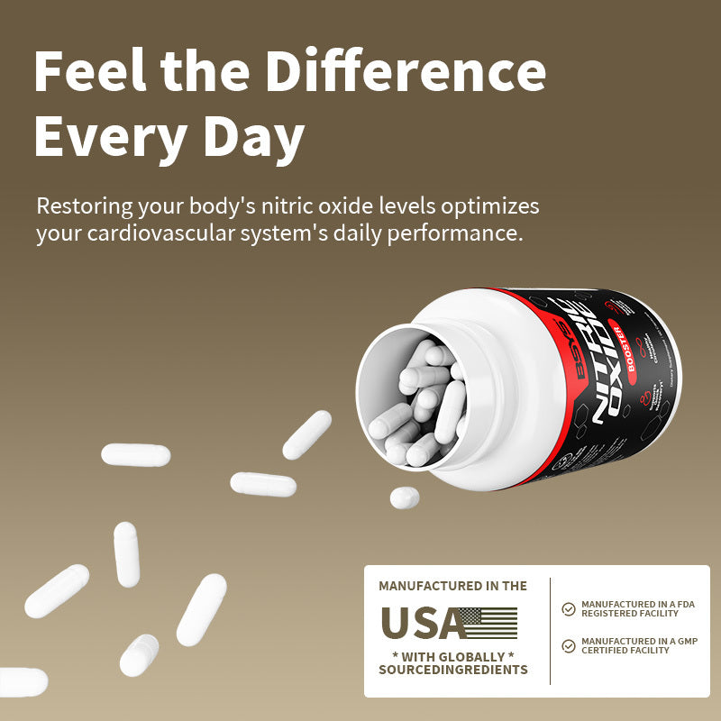 NUTRIVIBE Nitric Oxide Support boosts circulation, oxygen delivery, and endurance for athletes and active lifestyles.