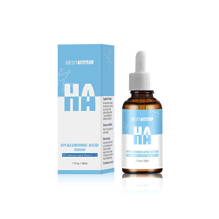 NUTRIVIBE Hyaluronic Acid Solution hydrates and restores skin moisture, supports elasticity, and promotes a healthy, radiant complexion with natural hydration.