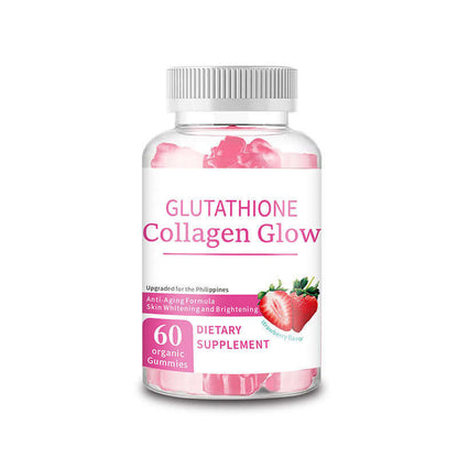 NUTRIVIBE collagen gummies with glutathione support radiant skin, elasticity, and daily beauty wellness in a tasty, convenient soft candy form.