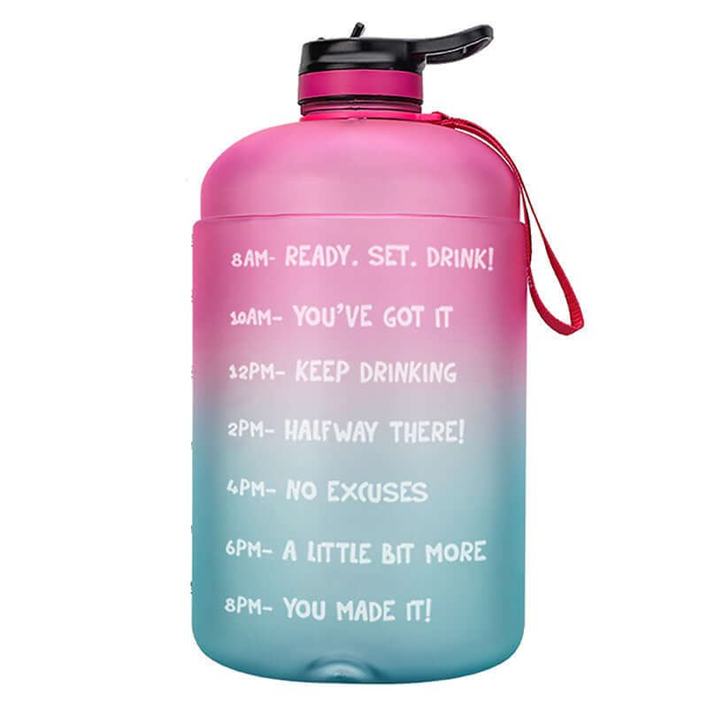 Nutrivibe Gallon Water Bottle is a durable, BPA-free sports jug with a straw, perfect for hydration during workouts, gym sessions, or outdoor activities.