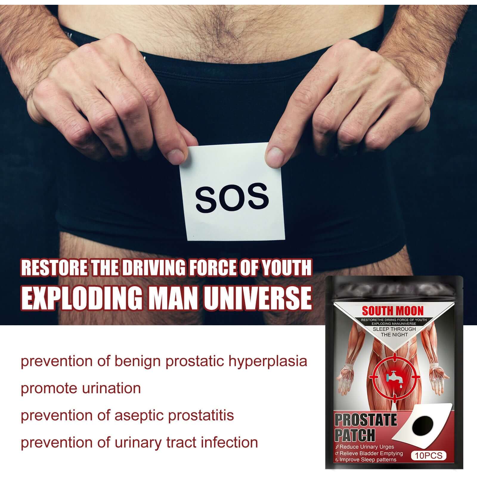 Boost vitality with NUTRIVIBE Men’s Navel Stickers. Supports kidney care, yang strength, and overall male health.