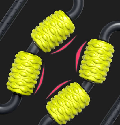 Nutrivibe Foam Muscle Roller relieves muscle tension, improves flexibility, and supports recovery with deep tissue massage therapy.