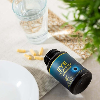 NUTRIVIBE Eye Vitamin Capsules support clear vision, reduce strain, and protect eye health with essential nutrients and antioxidants.