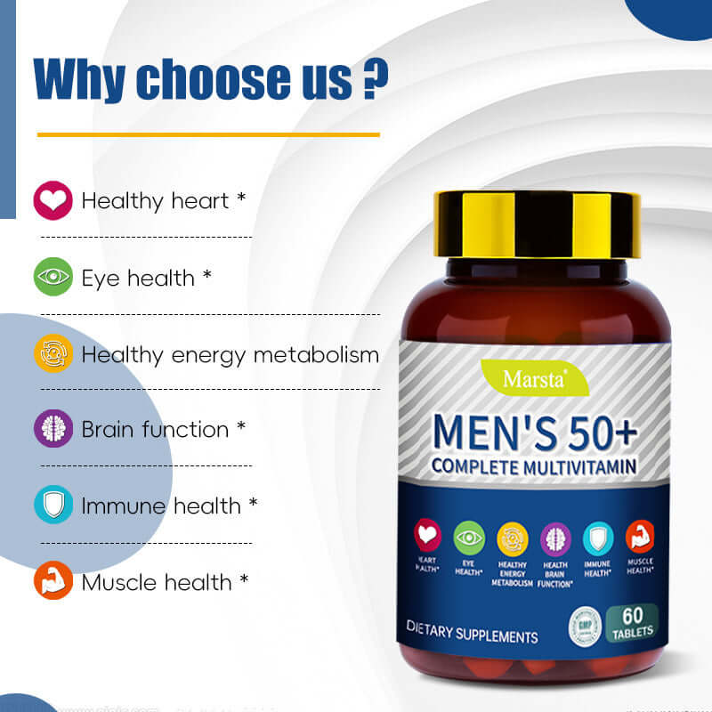 NUTRIVIBE Men's Multivitamin Tablets provide essential vitamins and minerals to support energy, immunity, and overall male wellness daily.