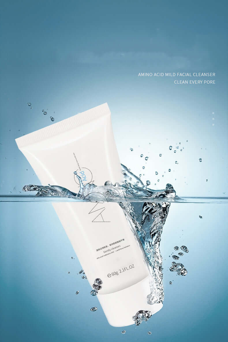 NUTRIVIBE Acne Removing Amino Acid Facial Cleanser gently cleanses, removes impurities, and supports clear, healthy skin for daily use.