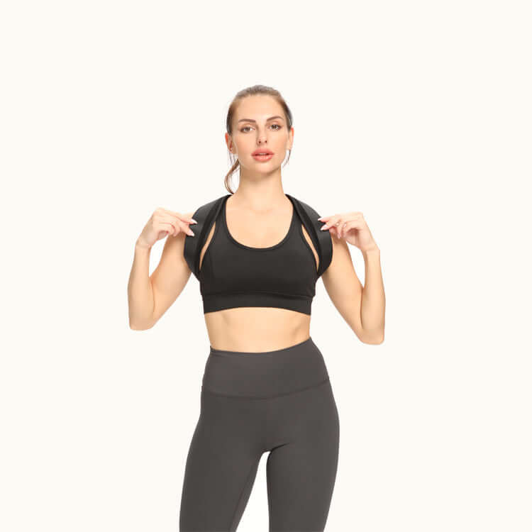 Nutrivibe Posture Corrector Belt improves sitting and standing posture, relieves back tension, and reduces slouching with comfortable support.