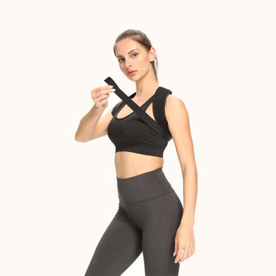 Nutrivibe Posture Corrector Belt improves sitting and standing posture, relieves back tension, and reduces slouching with comfortable support.