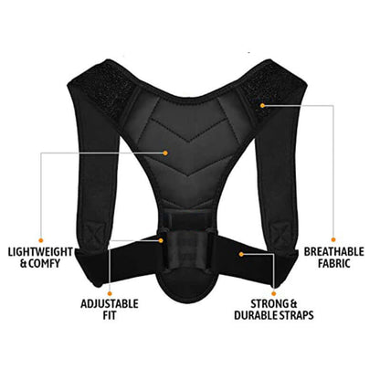 Nutrivibe Invisible Correction Belt improves posture discreetly, supporting spinal alignment and reducing slouching for youth and teens.