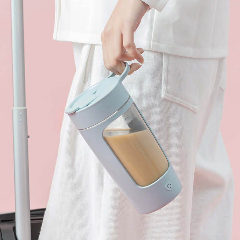 NUTRIVIBE Lazy Electric Mixing Cup Protein Powder mixes quickly, supports muscle growth, and delivers convenient protein for active lifestyles.