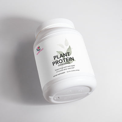 NUTRIVIBE Plant Protein Chocolate supports muscle recovery, weight management, and digestive health with 21g of plant-based protein per serving.