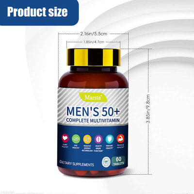 NUTRIVIBE Men's Multivitamin Tablets provide essential vitamins and minerals to support energy, immunity, and overall male wellness daily.
