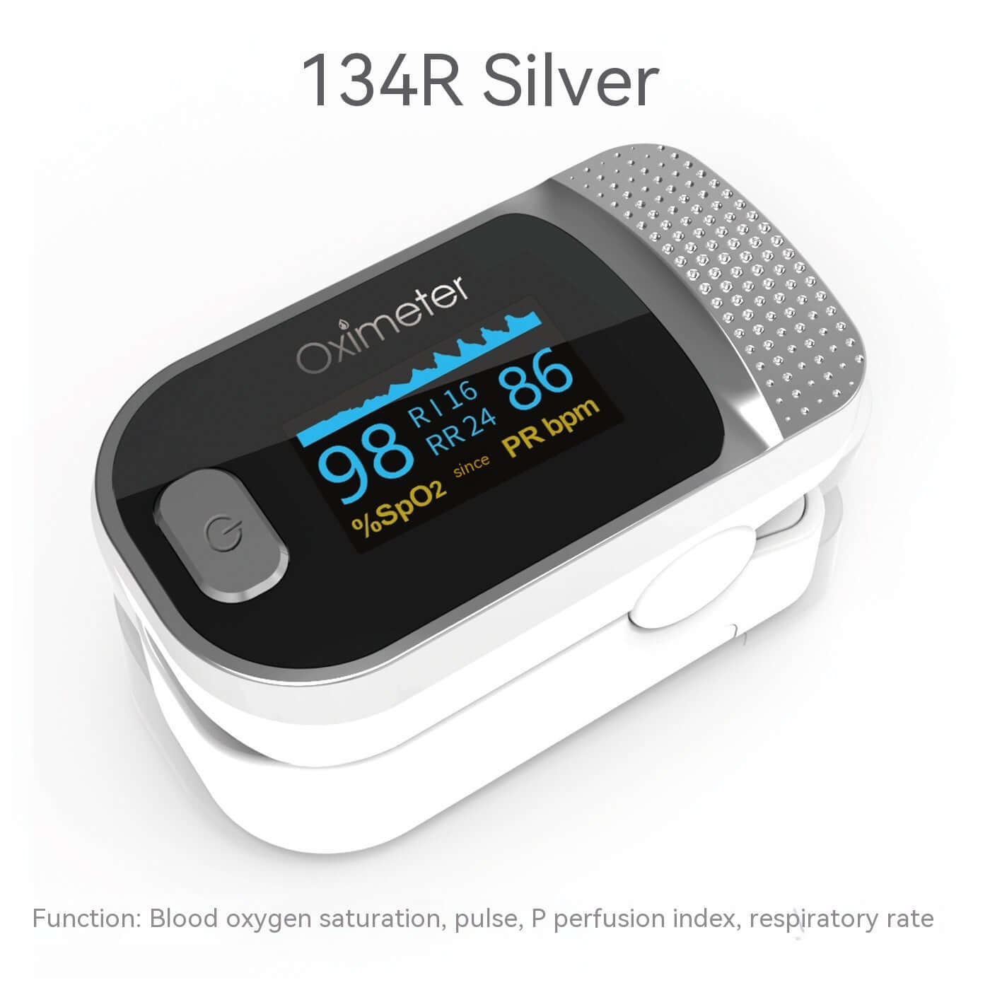 Nutrivibe Finger Pulse Oximeter provides accurate and portable monitoring of blood oxygen saturation and pulse rate for household use.
