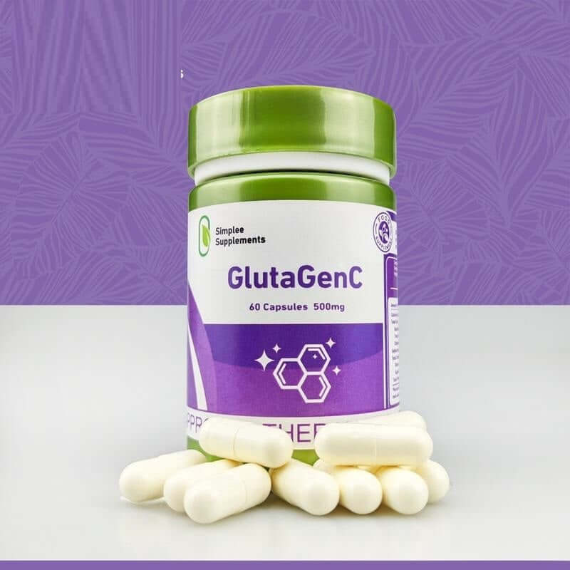 NUTRIVIBE Glutathione Capsules promote skin health, detox support, and antioxidant protection for overall wellness.