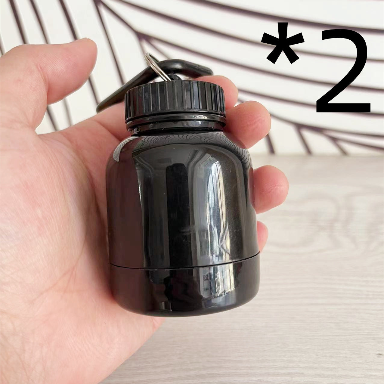 NUTRIVIBE Keychain Protein Funnel is BPA-free, portable, and perfect for transferring protein powders easily into bottles anywhere, anytime.