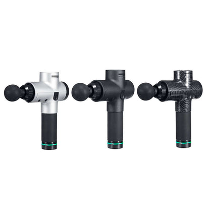 Nutrivibe 4-Head Body Massage Gun relieves muscle tension, reduces soreness, and enhances recovery with four interchangeable heads for targeted therapy.