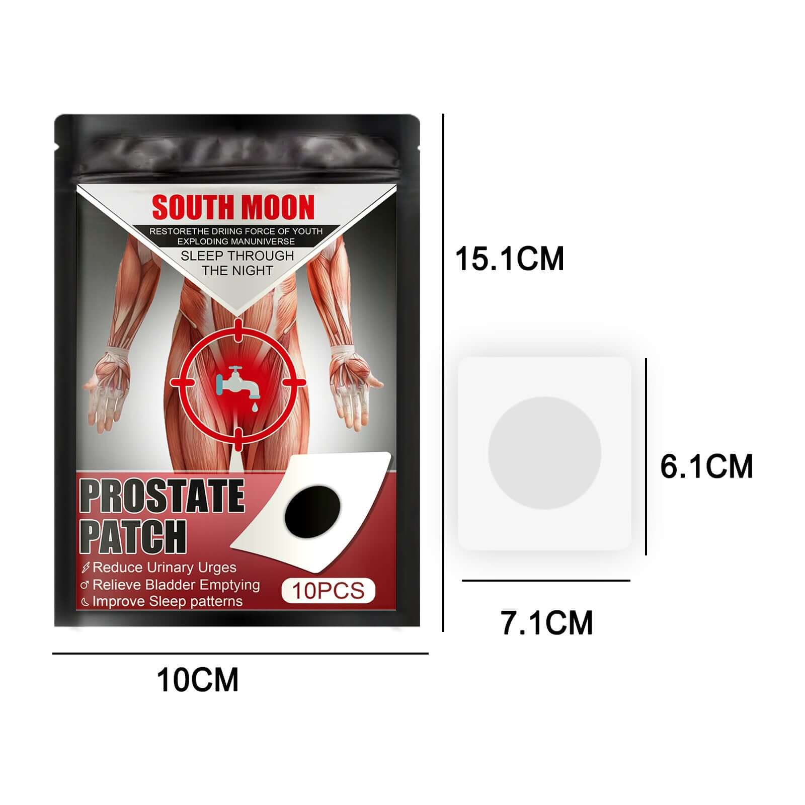 Boost vitality with NUTRIVIBE Men’s Navel Stickers. Supports kidney care, yang strength, and overall male health.