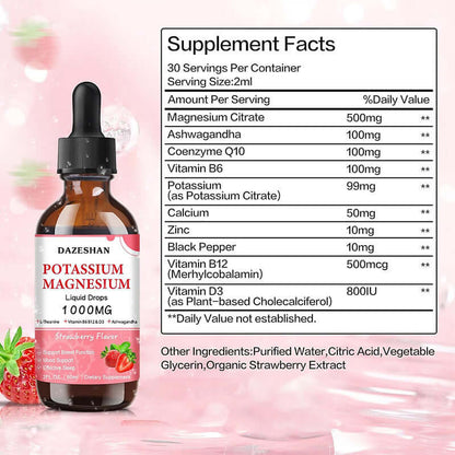 Nutrivibe Potassium Magnesium Drops support hydration, skin balance, and natural tanning for a healthy glow.