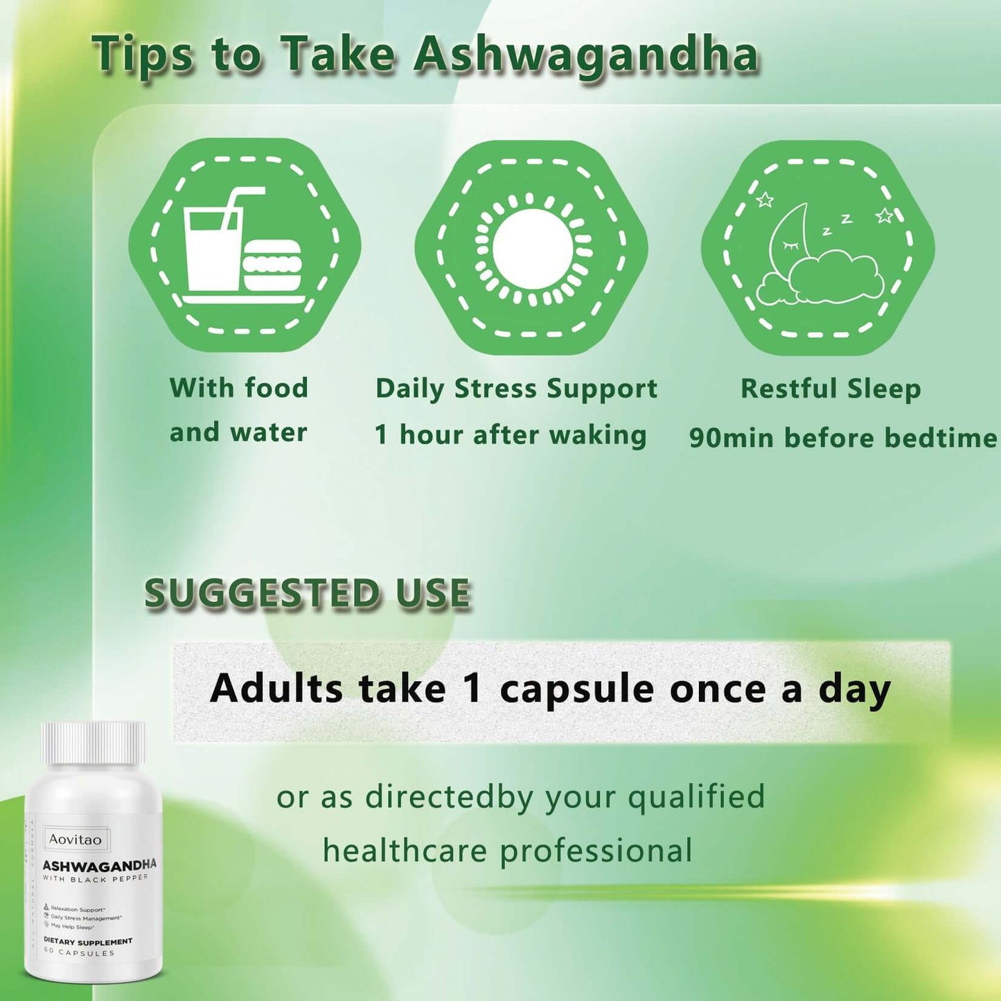 NUTRIVIBE Ashwagandha Capsules support stress relief, balanced energy, immune health, and mood with organic, vegan-friendly herbal care.