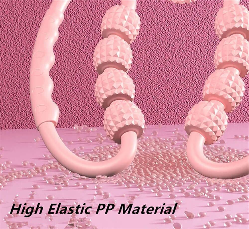 Nutrivibe Muscle Elimination Trainer Roller helps relieve muscle tension, improve flexibility, and enhance recovery for yoga enthusiasts and students.