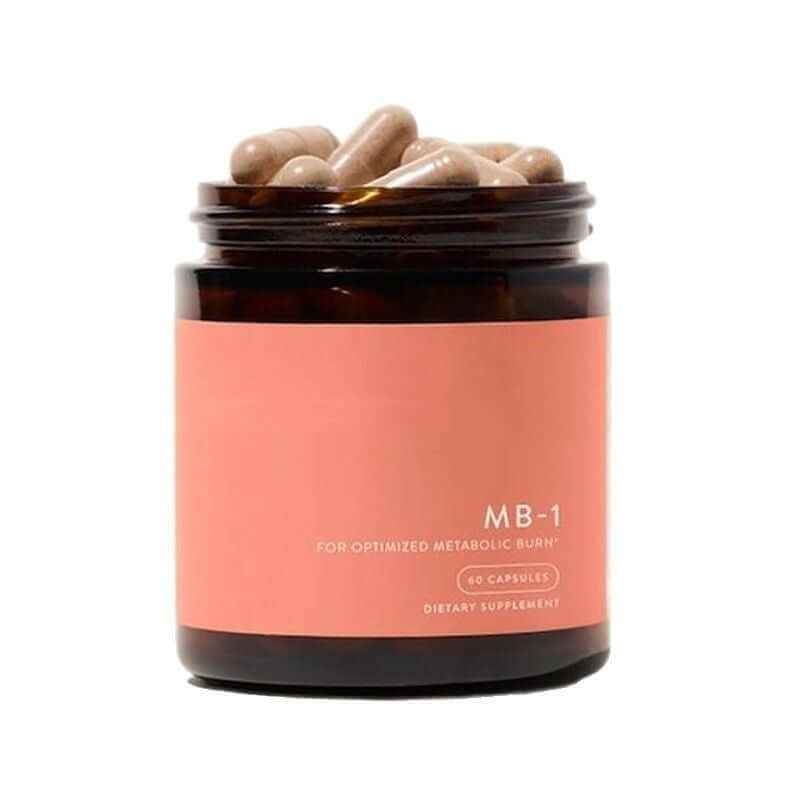 NUTRIVIBE 60 Burner Capsules in a jar, designed for energy and fat support, promoting natural metabolism.