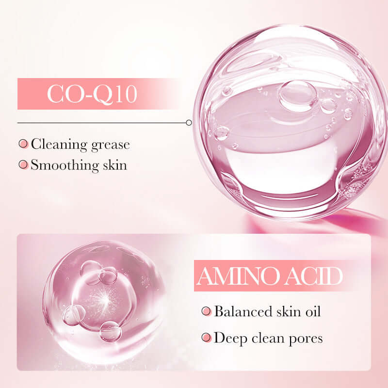 NUTRIVIBE Hyaluronic Acid Amino Acid Cleansing Mousse gently cleanses, hydrates, and refreshes skin while maintaining elasticity and promoting a radiant complexion.