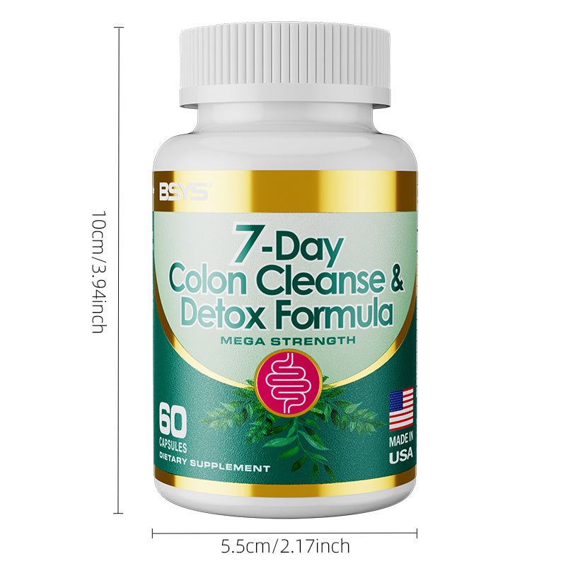 NUTRIVIBE 7-Day Colon Cleanse & Detox Capsules support digestive wellness, promote toxin removal, and enhance gut health naturally