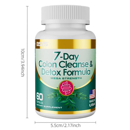 NUTRIVIBE 7-Day Colon Cleanse & Detox Capsules support digestive wellness, promote toxin removal, and enhance gut health naturally