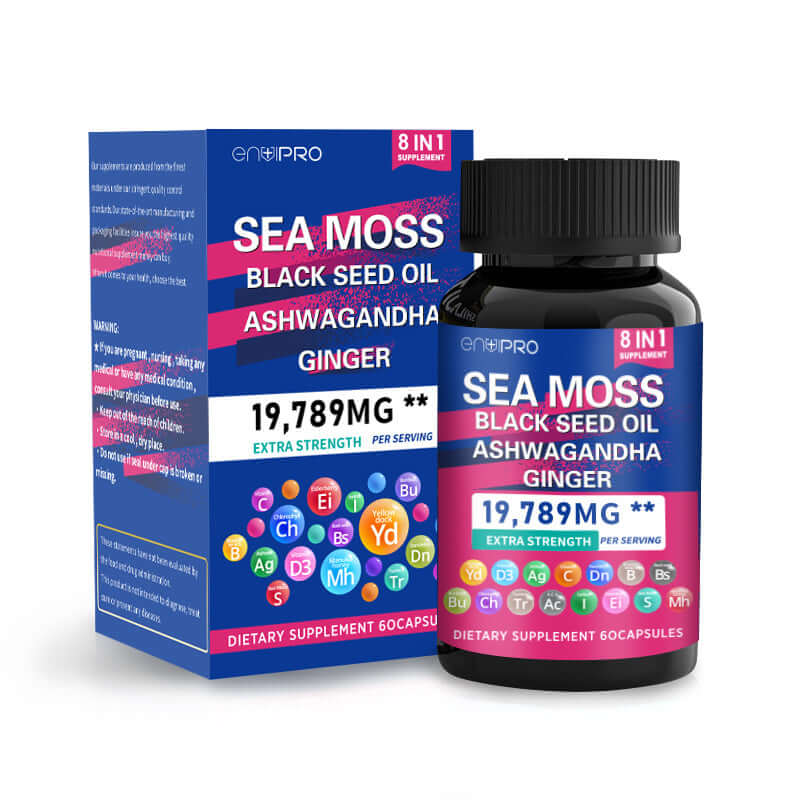 NUTRIVIBE Sea Moss Capsules support immunity, digestion, thyroid health, and skin vitality with ocean-powered minerals.