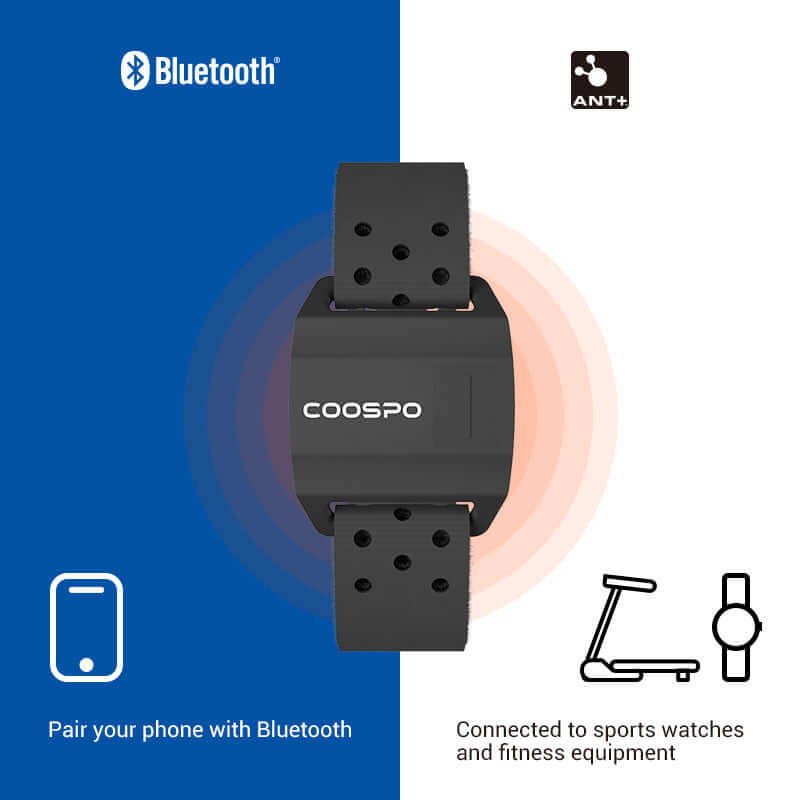 Nutrivibe Waterproof Bicycle Trainer Armband monitors heart rate in real-time during cycling, running, and other fitness activities with accuracy and convenience.
