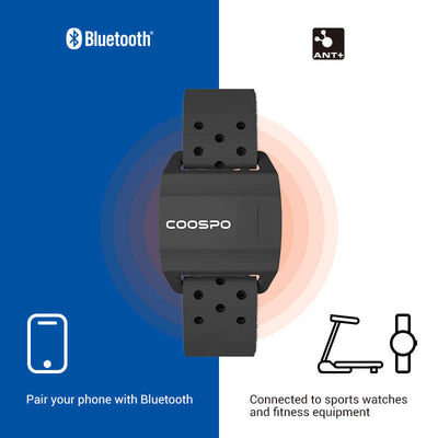 Nutrivibe Waterproof Bicycle Trainer Armband monitors heart rate in real-time during cycling, running, and other fitness activities with accuracy and convenience.