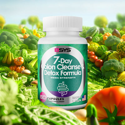 NUTRIVIBE 7-Day Colon Cleanse & Detox Capsules support digestive wellness, promote toxin removal, and enhance gut health naturally 