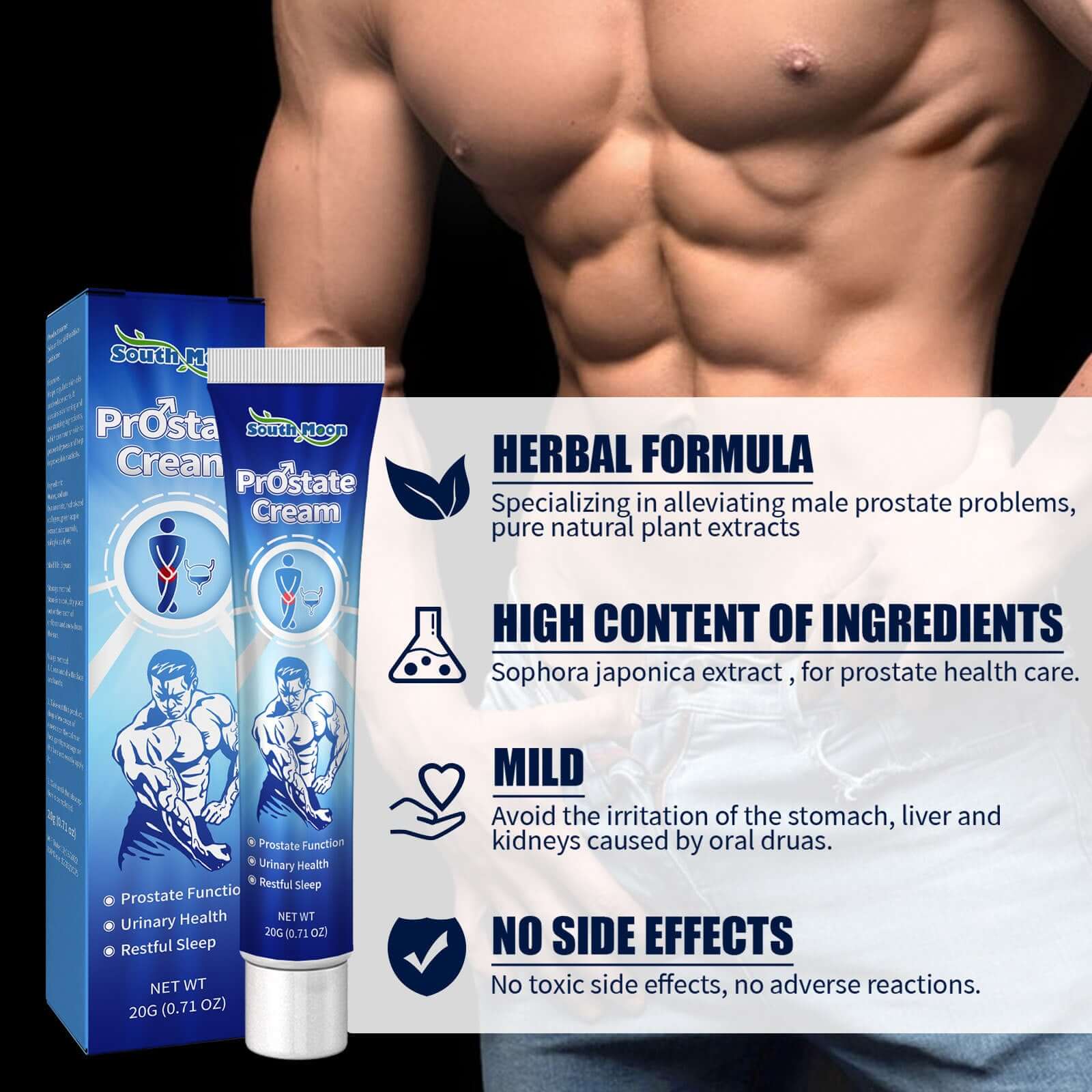NUTRIVIBE Men’s Care Cream supports prostate comfort, strengthens kidney health, and enhances vitality with natural care.