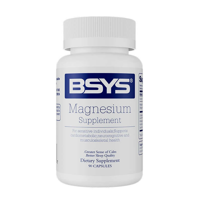 NUTRIVIBE Magnesium Supplements support sleep, anxiety relief, muscle relaxation, heart health, blood sugar balance, and cognitive function.