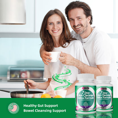 NUTRIVIBE 7-Day Colon Cleanse & Detox Capsules support digestive wellness, promote toxin removal, and enhance gut health naturally