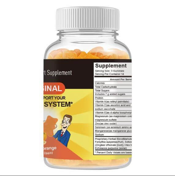 NUTRIVIBE Vitamin C Bear Soft Candy boosts immunity, supports energy, and provides antioxidant protection in a tasty chewable form.