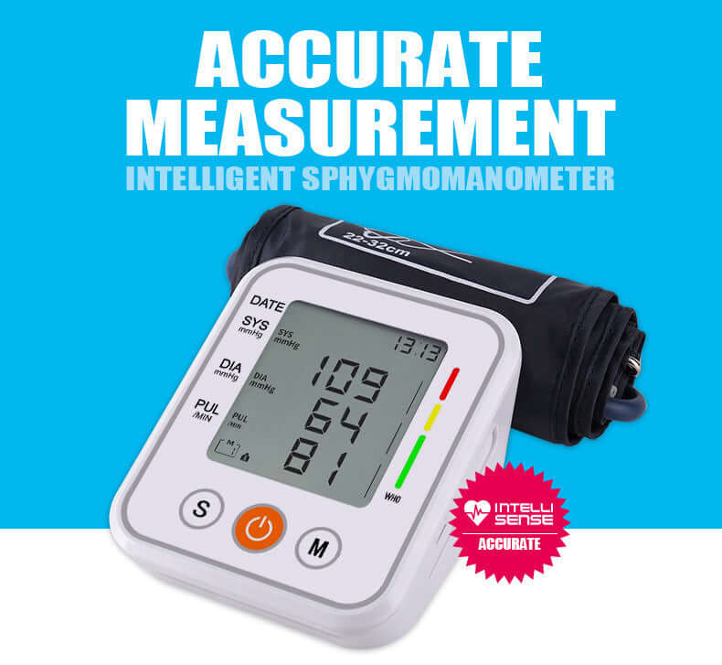 Nutrivibe Upper Arm Blood Pressure Monitor provides accurate and convenient home measurement of systolic and diastolic blood pressure and pulse rate.