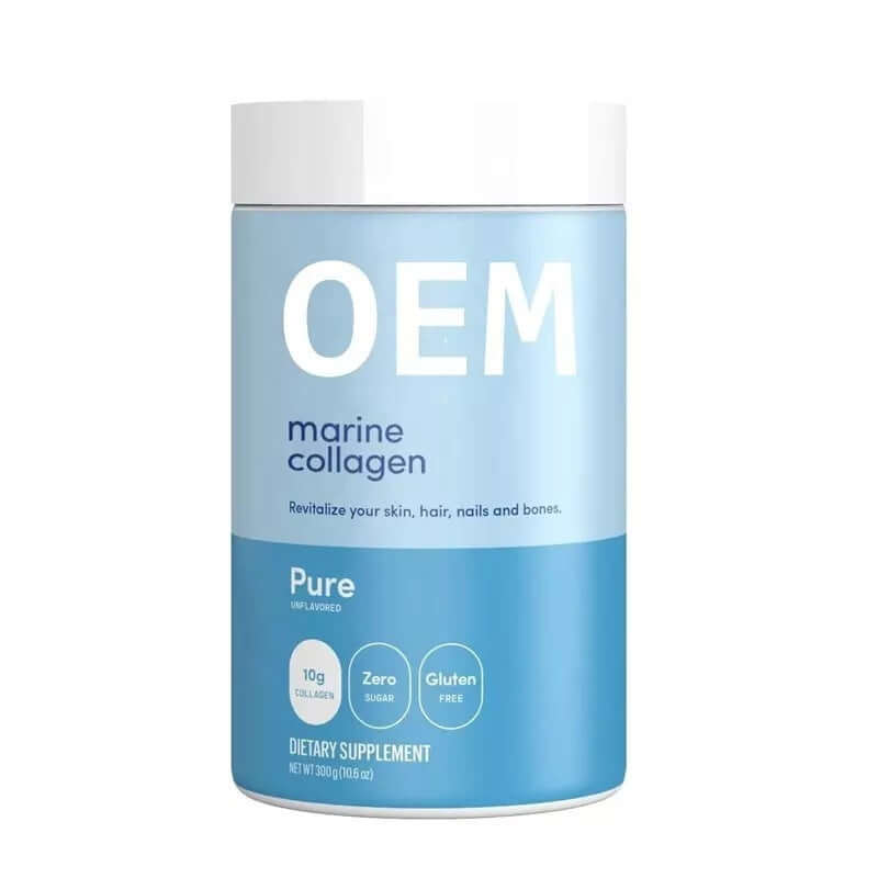 NUTRIVIBE Ocean Collagen Protein Powder supports skin, joints, and vitality with pure marine-sourced collagen peptides.