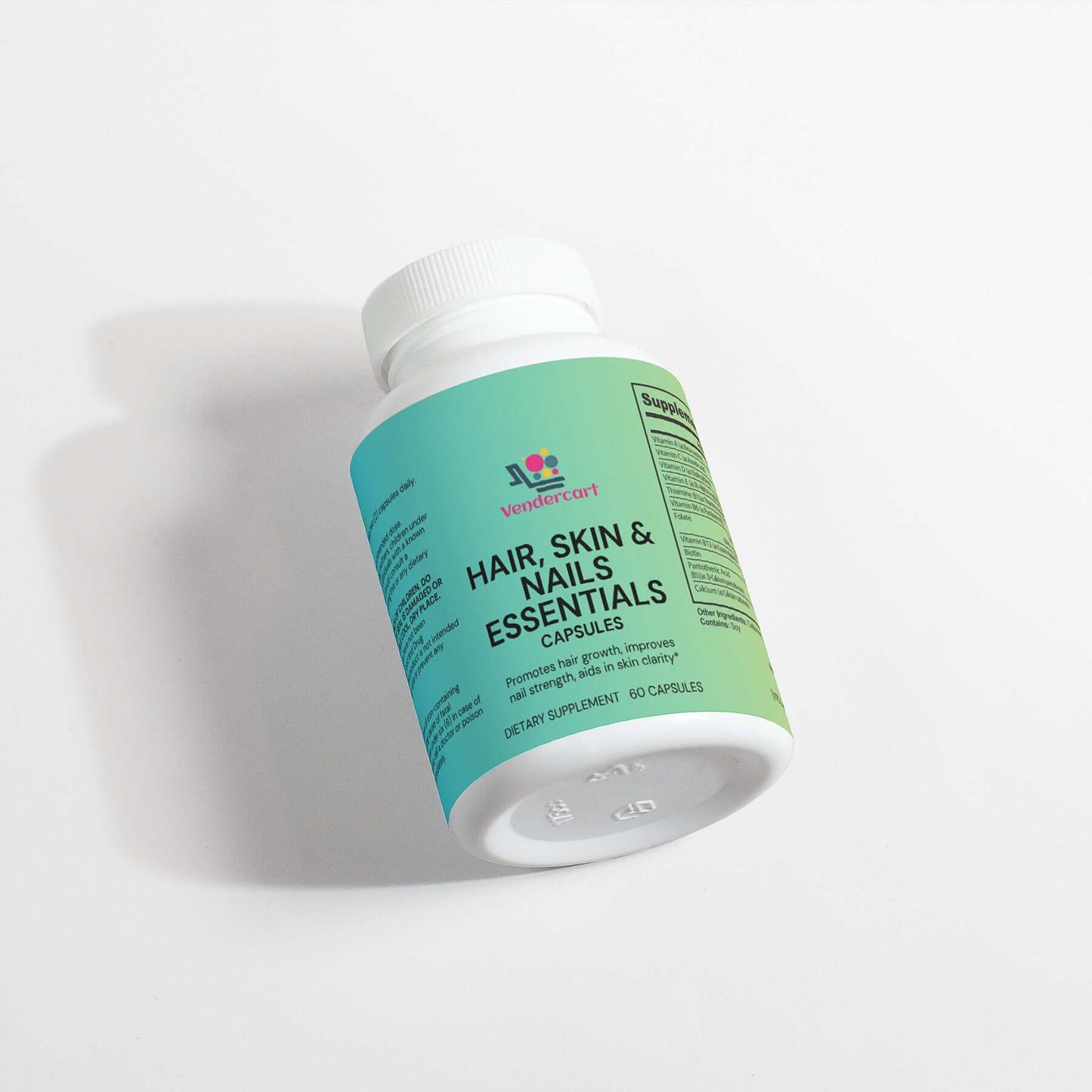 NUTRIVIBE Hair, Skin & Nails Supplements support strong hair, healthy skin, and durable nails with vitamins, minerals, and natural nutrients for daily wellness.