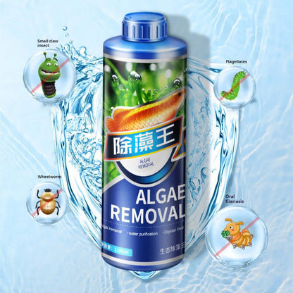 Nutrivibe Fish Tank Algaecide is a safe and effective solution to control algae in aquariums and ponds while maintaining a healthy aquatic environment.