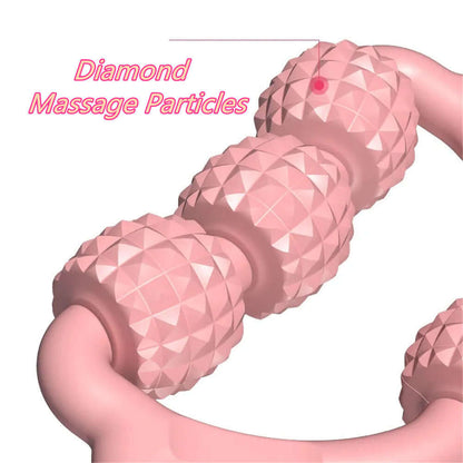 Nutrivibe Muscle Elimination Trainer Roller helps relieve muscle tension, improve flexibility, and enhance recovery for yoga enthusiasts and students.