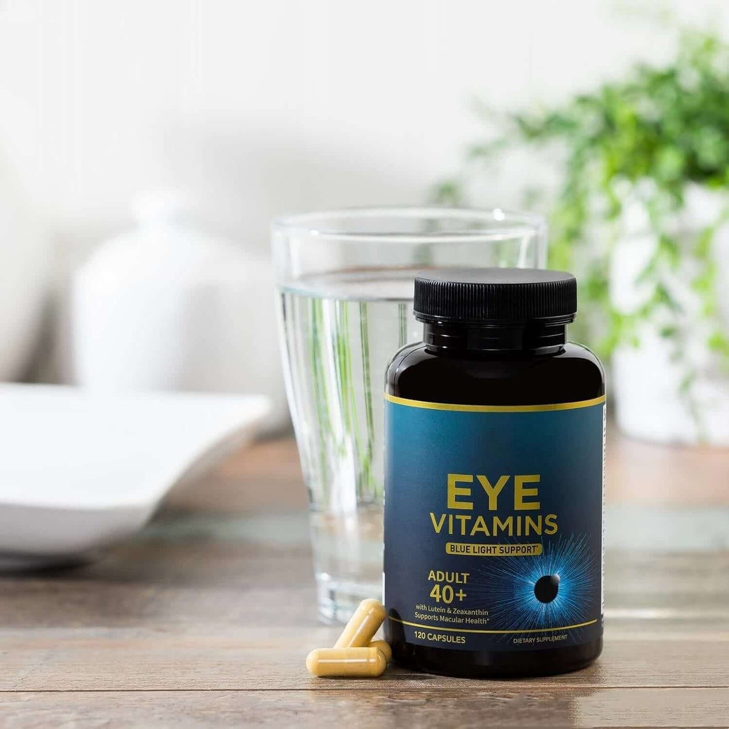 NUTRIVIBE Eye Vitamin Capsules support clear vision, reduce strain, and protect eye health with essential nutrients and antioxidants.