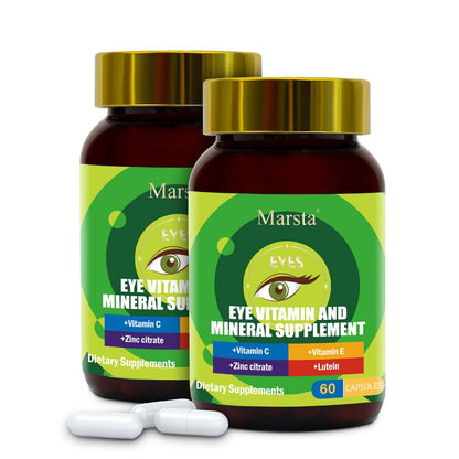 NUTRIVIBE Eye Vitamin & Mineral Supplements support vision clarity, reduce eye strain, and protect long-term eye health with essential nutrients.