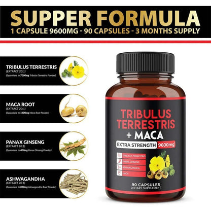 NUTRIVIBE Maca Capsules help boost energy, stamina, and overall wellness with natural daily support for a healthy, active lifestyle.