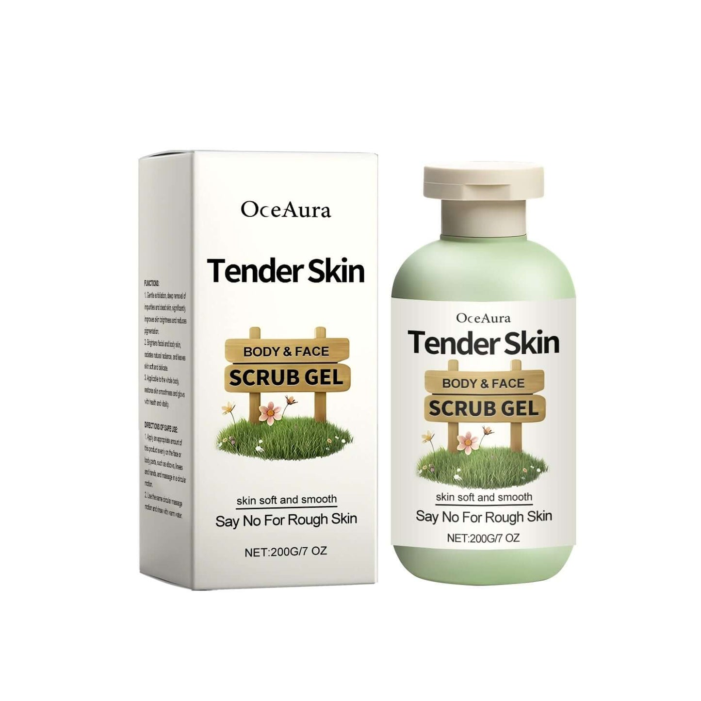 NUTRIVIBE exfoliating body care gel gently removes dead skin cells, promotes softness, and reveals a refreshed glow for healthier, radiant-looking skin.