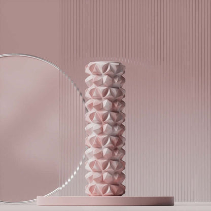 Nutrivibe Color Foam Roller helps relieve muscle tension, improve flexibility, and support deep tissue recovery for post-workout or daily use.